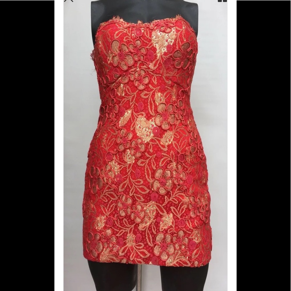 Victor costa sleeveless mini dress